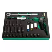 Набор пневмоинструмента с гайковертом GARWIN PRO 646500 (31 пр. в ложементе EVA)